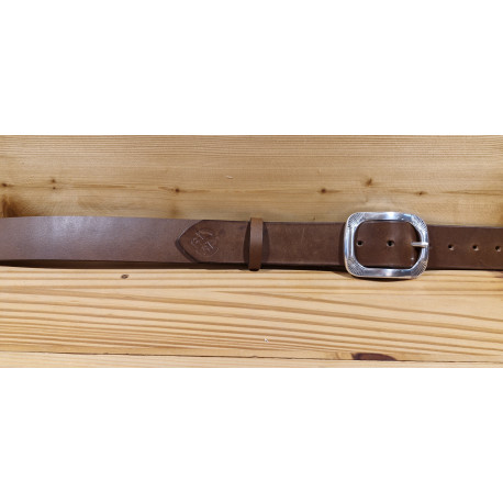 Ceinture cuir largeur 4 cm