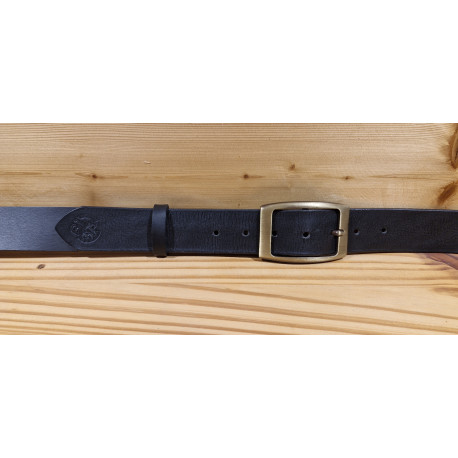 Ceinture cuir largeur 4 cm