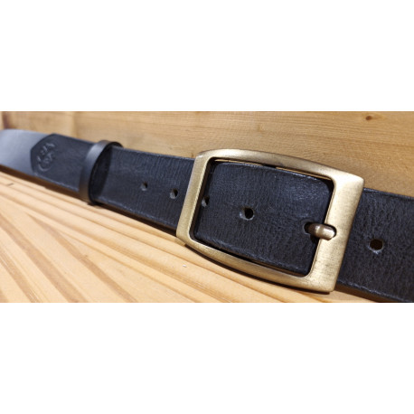 Ceinture cuir largeur 4 cm