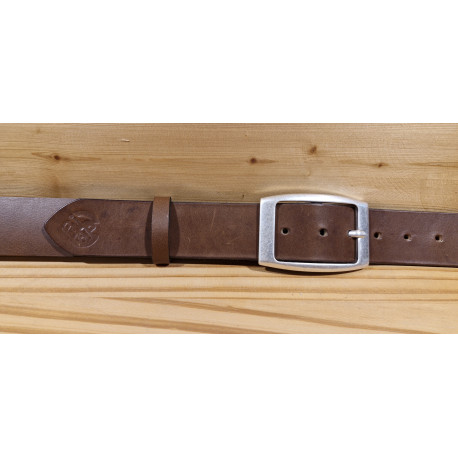 Ceinture cuir largeur 4 cm