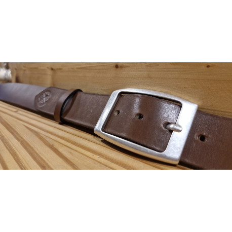 Ceinture cuir largeur 4 cm