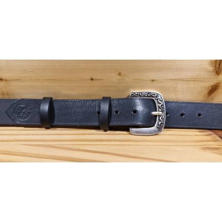 Ceinture cuir largeur 4 cm