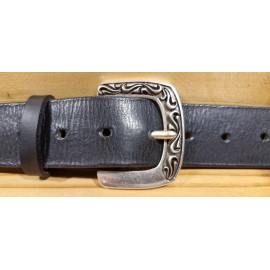 Ceinture cuir largeur 4 cm