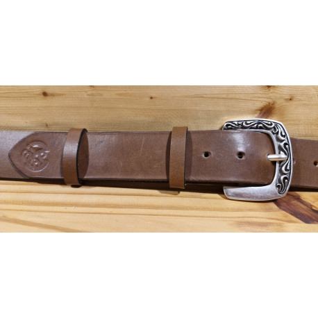 Ceinture cuir largeur 4 cm