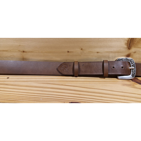 Ceinture cuir largeur 4 cm