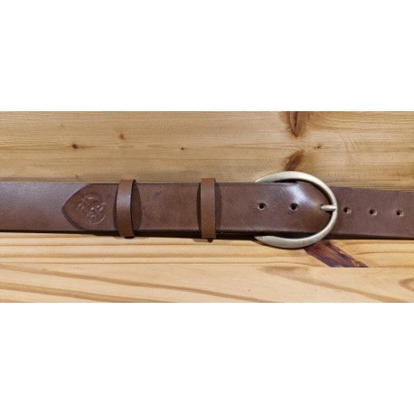 Ceinture cuir largeur 4 cm