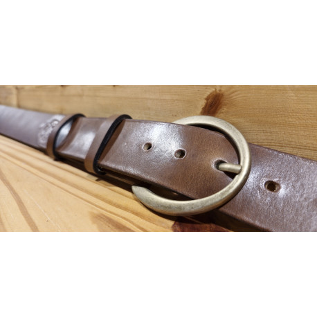 Ceinture cuir largeur 4 cm