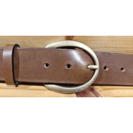 Ceinture cuir largeur 4 cm