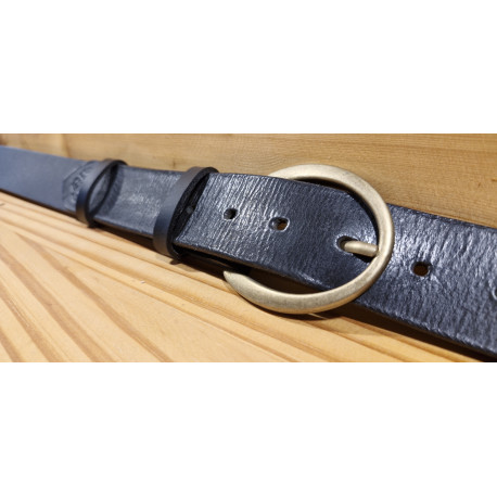 Ceinture cuir largeur 4 cm