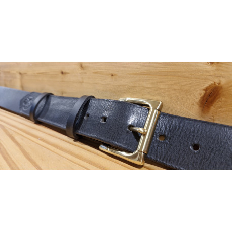 Ceinture cuir largeur 4 cm